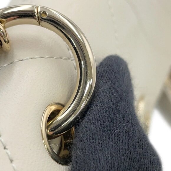 CHANEL Matelasse ChainShoulder Calf Leather Off-white - Picture 12 of 16